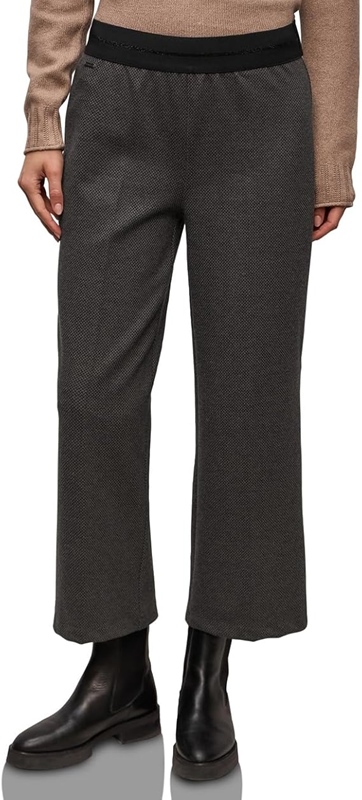 LTD QR_Wide Leg HW Herringbone