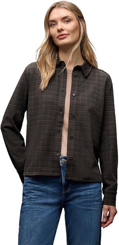 LTD QR Check jaquard shirtcoll