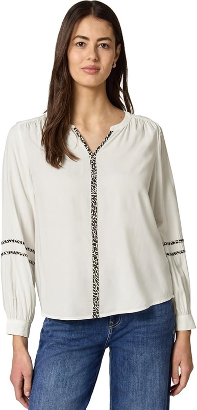 Tunic blouse w piping details