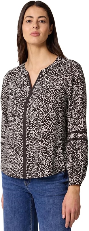 Tunic blouse w piping details