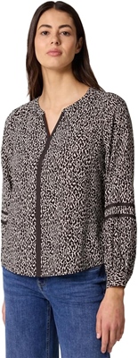 Tunic blouse w piping details