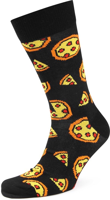 Pixelated Pizza Sock