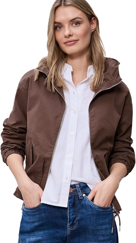 Short Cotton Jkt w. Hoody