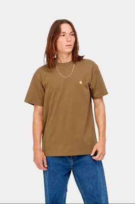 Chase T-Shirt Hamilton Brown/Gold