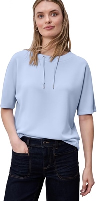 LTD QR silk look shirt w.draw