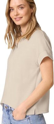 polo shirt w.rib panel