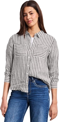 SOL_LTD QR Striped shirtcollar