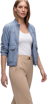 SOL_Tencel Blouson w. Stand-up