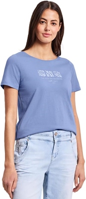 LTD QR basic pearl print shirt