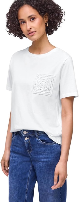 shirt w.crochet pocket