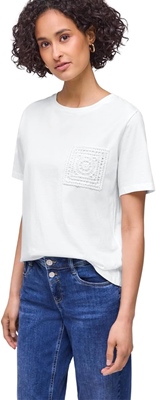 shirt w.crochet pocket