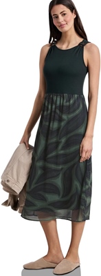LTD QR Mat Mix Chiffon Dress_A