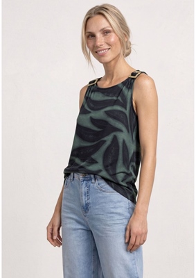 LTD QR printed jersey top w.sh