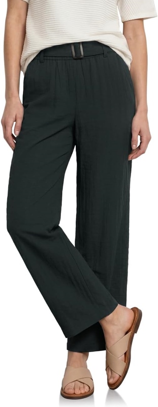 Wide Leg Belt Horn Buckle Soli