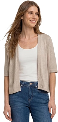 LTD QR knit look batwing jacke