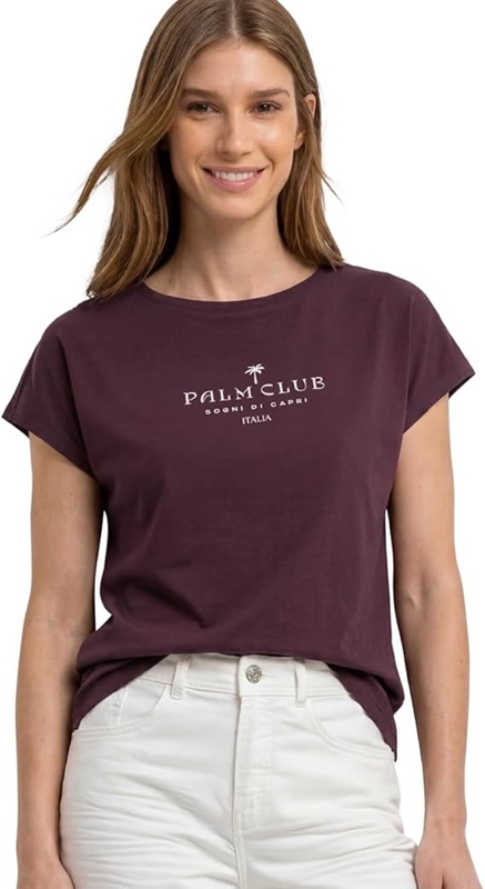 basic wording print shirt
