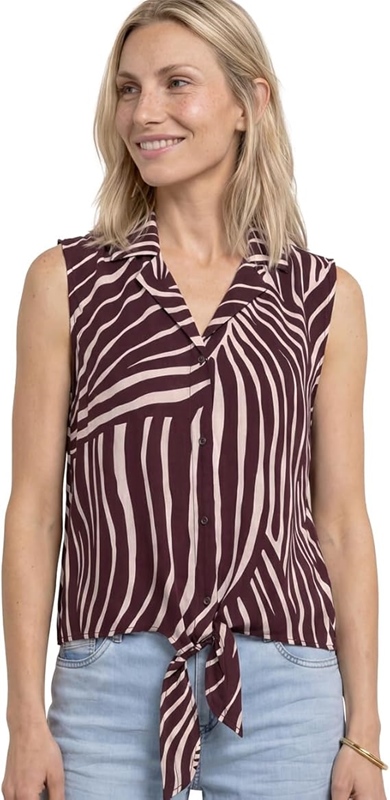 LTD QR Blousetop w bowling col