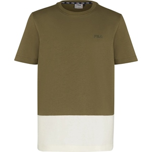 BREMERVRDE TEE BURNT OLIVE-EGRET