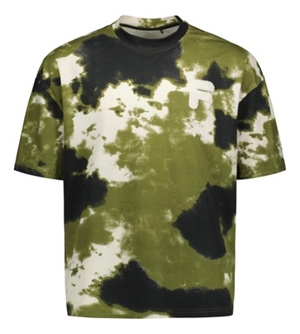 CLARO DROPPED TEE GREEN SMOKE BATIC