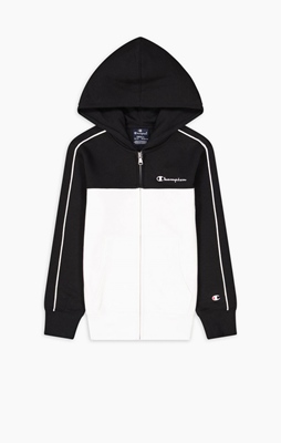 HOODED FULL ZIP BLACK