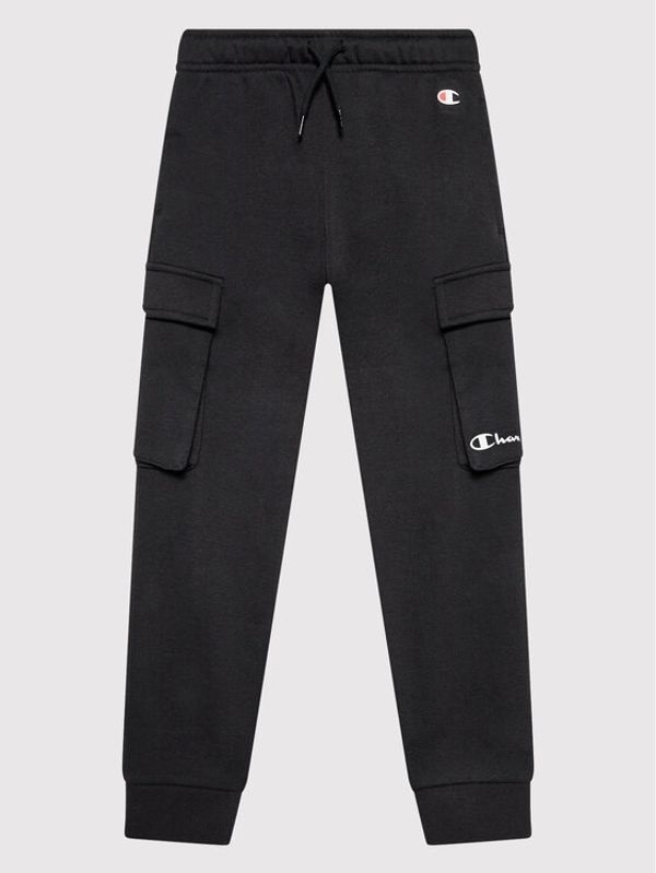 RIB CUFF PANTS BLACK