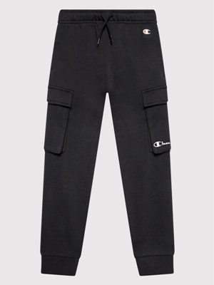 RIB CUFF PANTS BLACK