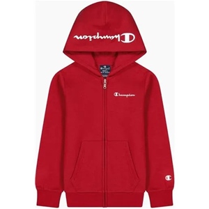 HOODED FULL ZIP RED