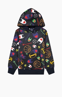 HOODED SWEATSHIRT BLUE
