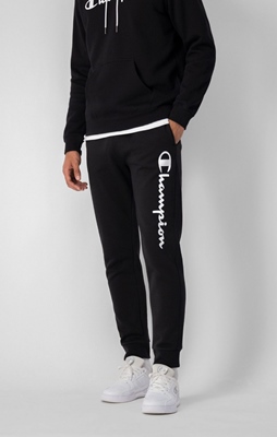 RIB CUFF PANTS BLACK