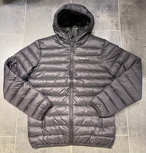 STEIN HOODED LIGHTWEIGHT JACKET BLACK