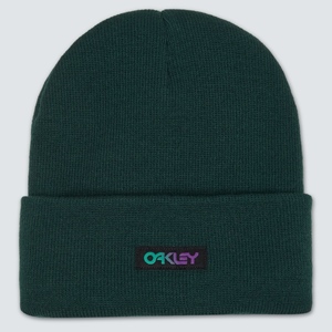 B1B GRADIENT PATCH BEANIE HUNTER GREEN