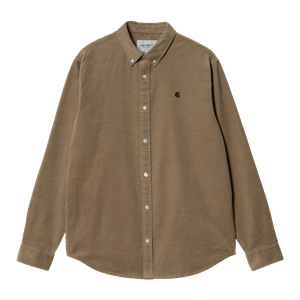 MADISON FINE CORD SHIRT BUFFALO/BLACK