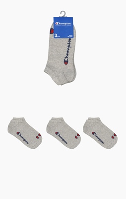 3 pk Sneaker Socks Grey