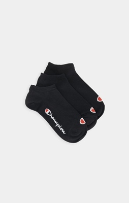 3 pk Sneaker Socks Black