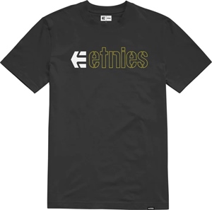 Kids Ecorp Tee Black/White/Yellow