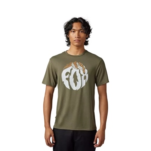 TURNOUT SS TECH TEE OLIVE GREEN