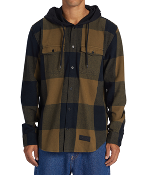 Ruckus Hooded Capers/Black Plaid