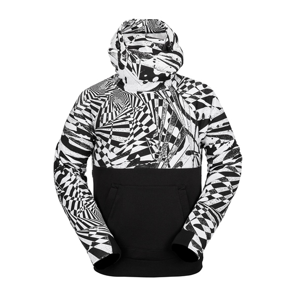 Hydro Riding Hoodie Black White