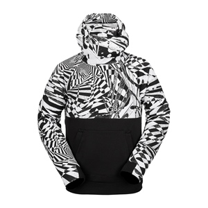 Hydro Riding Hoodie Black White