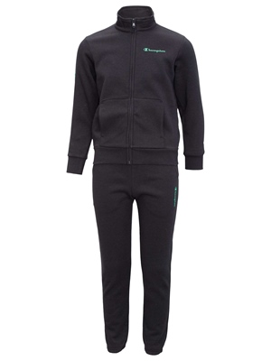 Full Zip Suit Black