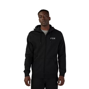 Flora Fleece Zip Black