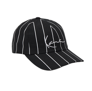 KK Signature Pinstripe Cap Black/White