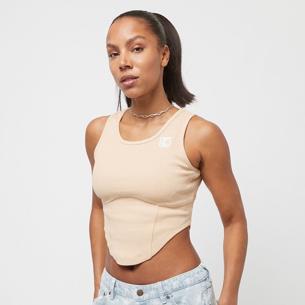 Og Corset Rib Top Sand