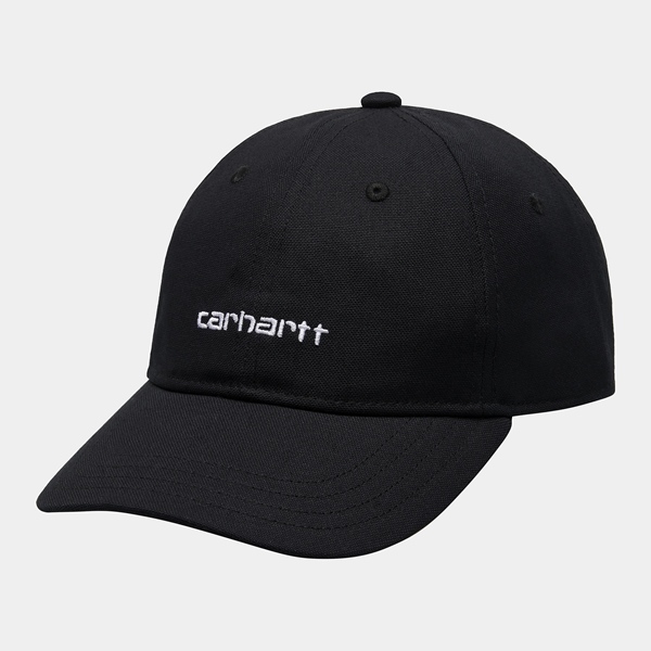 Canvas Script Cap Black/White