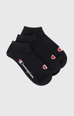 3 pk Sneaker Socks Black