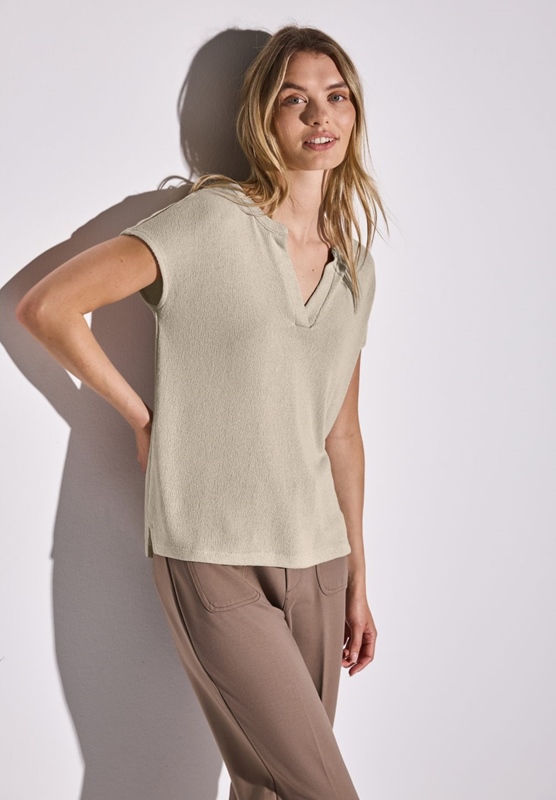 summer knit look shirt