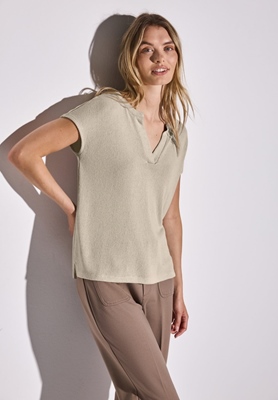 summer knit look shirt
