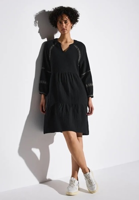 Muslin Embroidery Tunic Dress_