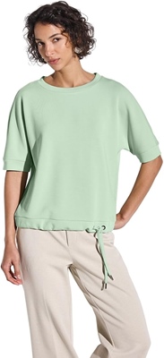 LTD QR silk look shirt w.draw
