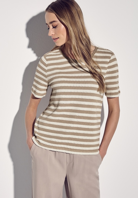 LTD QR summer yds stripe knit